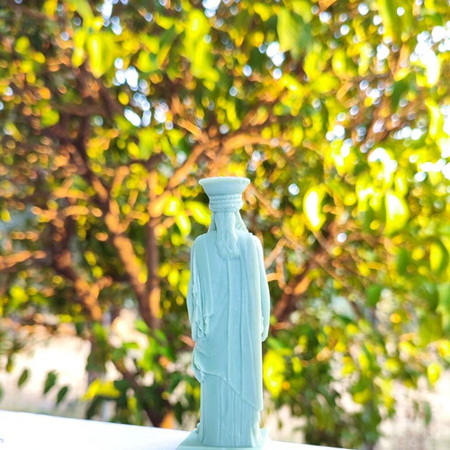 Aromatic Ancient Greek Caryatid Candle new, pistachio scent