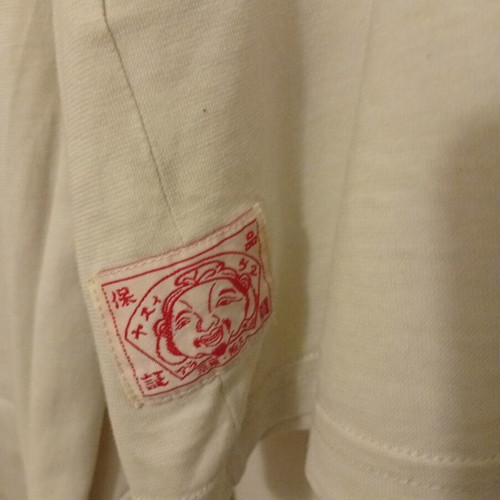 Evisu Evisemen long sleeve T-shirt, beige, size L