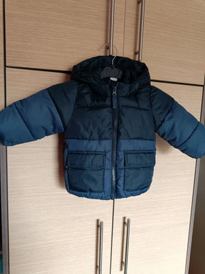 Baby jacket H&M 6-9 months like new, dark blue