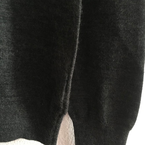 Lawrence Gray 100% Merino Wool Sweater, Dark Gray, Size M