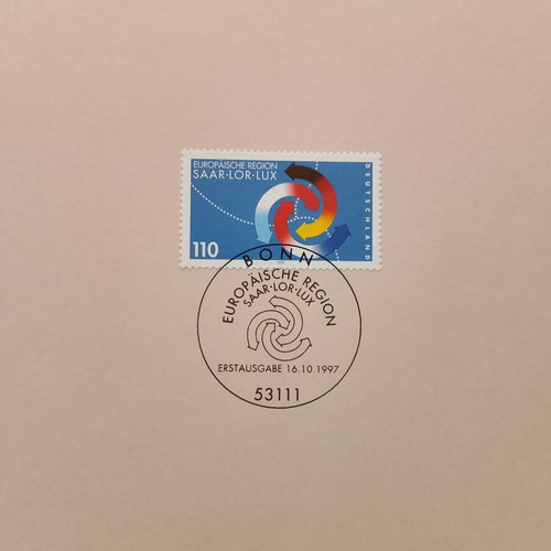 Germany 1997 Saar-Lor-Lux First Day Cover Stamp