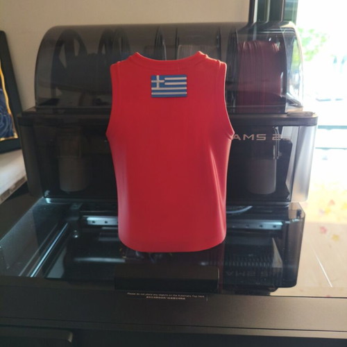 Olympiacos basketball team jersey, new, 20 cm
