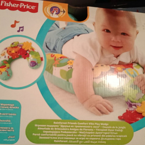Fisher Price pillow like new with music for baby exercise