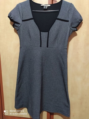 Attrativo short dress like new, black and white, size S