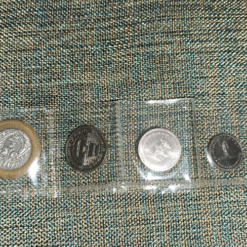 Cambodia coin collection uncirculated, 4 different coins