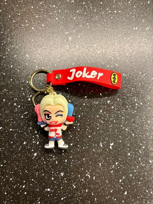 Harlequin keychain or bag charm like new