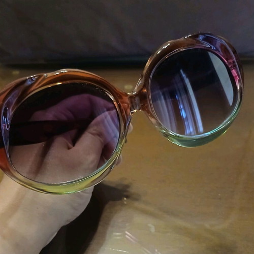 Women's glasses with multicolored frame new