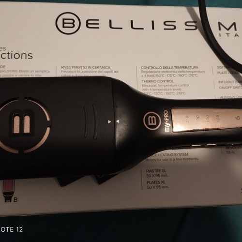 Bellissima 2-in-1 hair straightener and waver