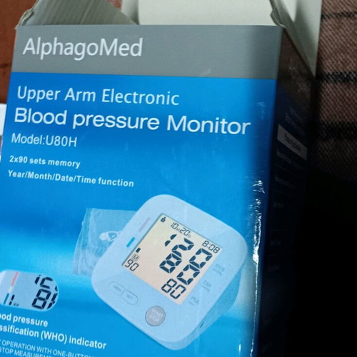 AlphagoMed U80H Blood Pressure Monitor new without batteries