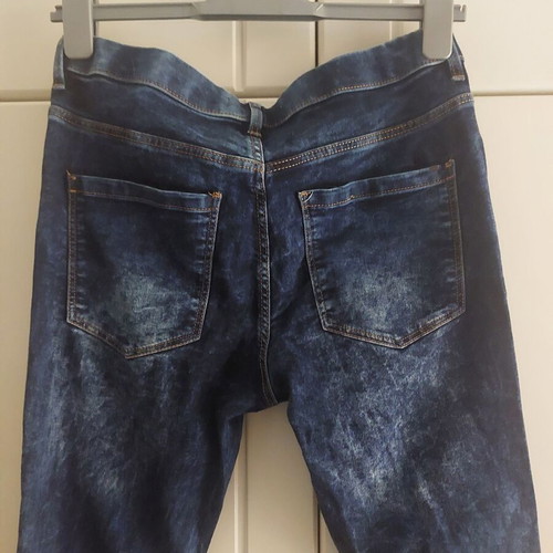 Elastic jean leggings Pull & Bear size 40 like new, blue