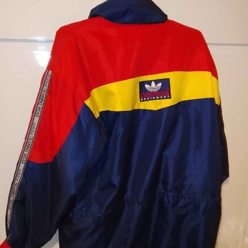 Adidas men's waterproof jacket XL used multicolor