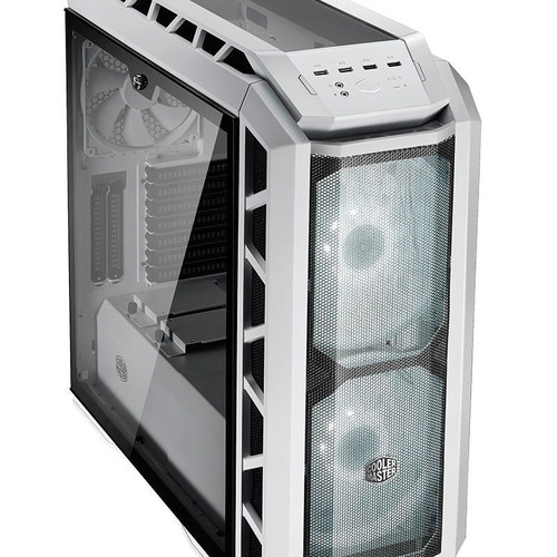 Coolermaster H500p Mesh ATX PC Case used, white