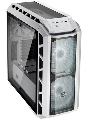 Coolermaster H500p Mesh ATX PC Case used, white