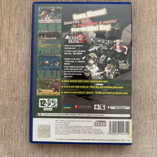 Metal Slug 5 PlayStation 2 PAL used complete