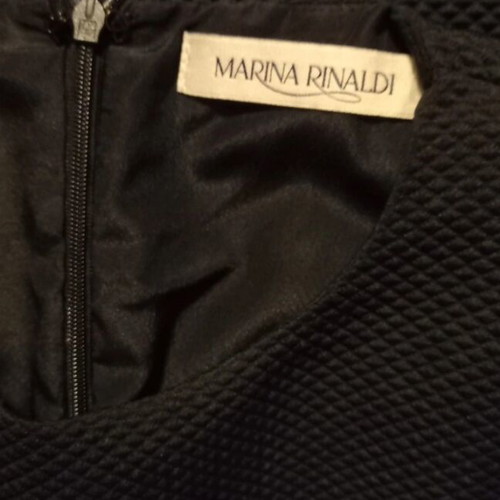 Marina Rinaldi black dress L - XL like new with scarf