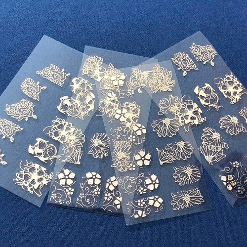 3D Nail Stickers pack of 4 new