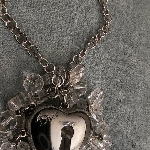 Christian Dior Pretty Charms heart necklace like new