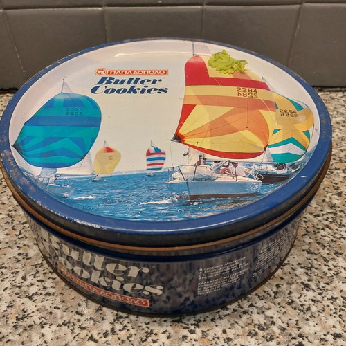 Tin collectible box used