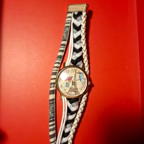 Wristwatch new, women's, gray multicolor