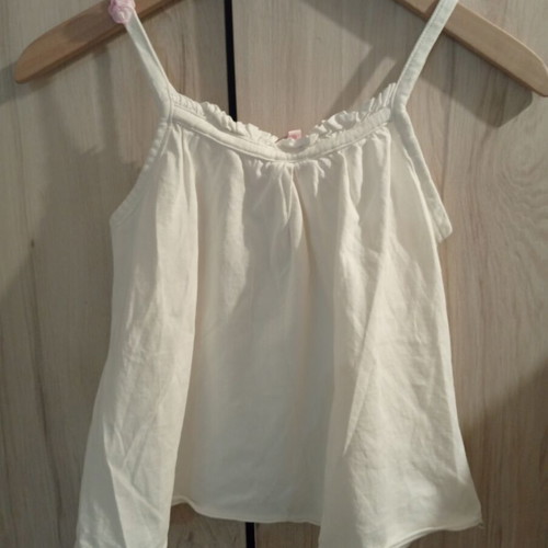 Tommy Hilfiger sleeveless girls' top, age 6, white