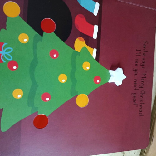 Children's book like new in English with light-up star