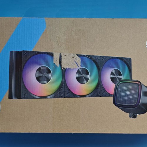 SAMA L50 AIO Water Cooler 360mm with ARGB Pump and 3×120mm Fans