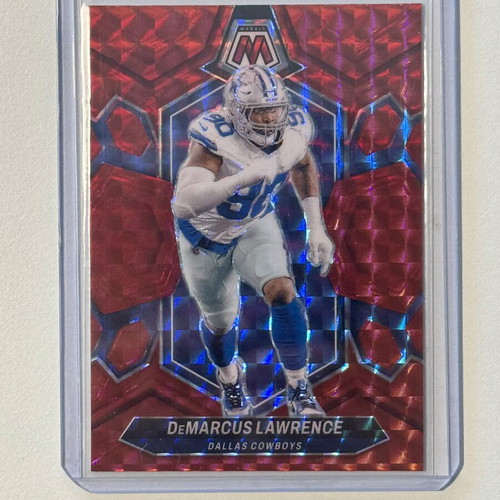 2024 Panini Mosaic Red DeMarcus Lawrence Dallas Cowboys Card new
