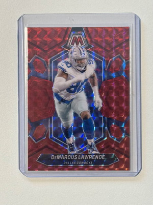 2024 Panini Mosaic Red DeMarcus Lawrence Dallas Cowboys Card new