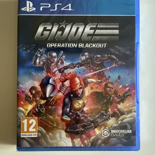 GIJOE Operation Blackout PS4 game new, sealed