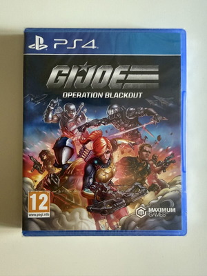 GIJOE Operation Blackout PS4 game new, sealed