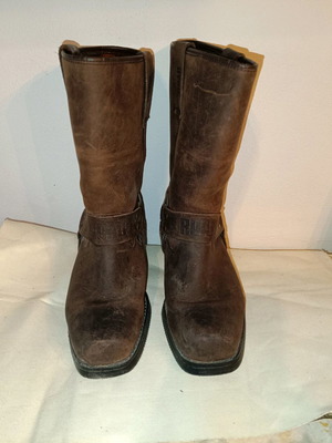 Μπότες δερμάτινες ROAD μεταχειρισμένες, καφέ, νούμερο 41