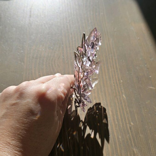 Swarovski Aurore Boreale butterfly composition 2014 like new