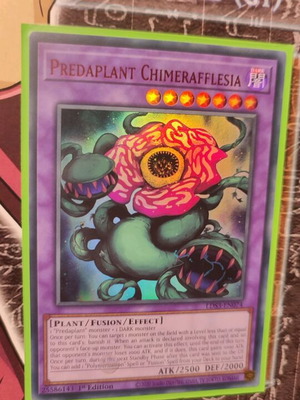 Predaplant Chimerafflesia Yu-Gi-Oh! card like new with protective sleeve