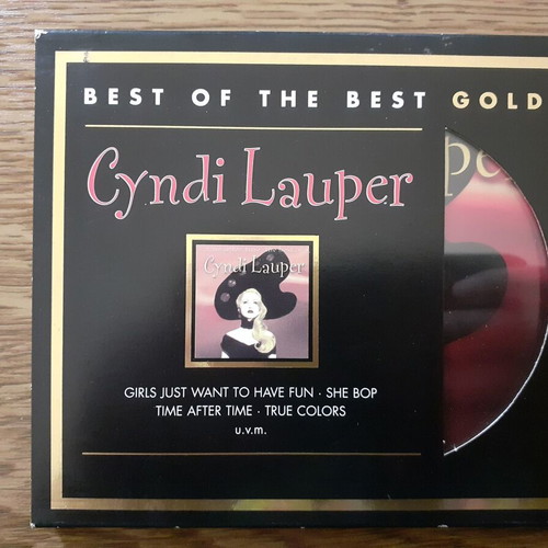 Cyndi Lauper Best Of The Best Gold CD like new, pop