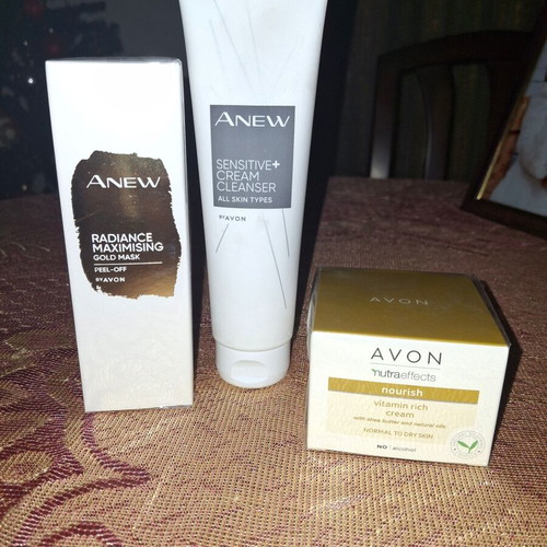 Avon set of 3 face products new
