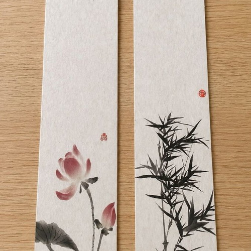 Set of 2 Japanese Minimalist Bookmarks