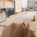 Gold ring used, simple and impressive