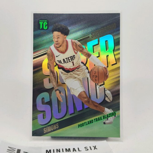 Simons Supersonic NBA Panini Top Class collectible card like new