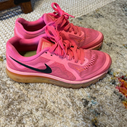 Nike Air Max 39 women's pink athletic shoes used, rare