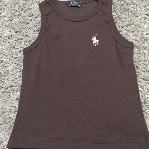 Polo Ralph Lauren brown tank top, size S