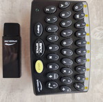 Speedlink Bluetooth Keyboard for PlayStation 3 used with USB receiver and controller stand