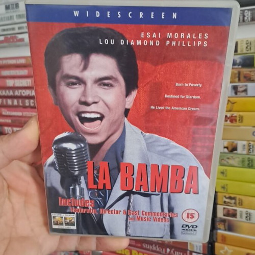 La Bamba DVD used, adventure romantic social genres, subtitles