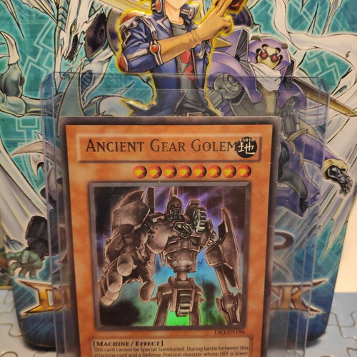 Ancient Gear Golem DR3-EN186 used Yu-Gi-Oh! card