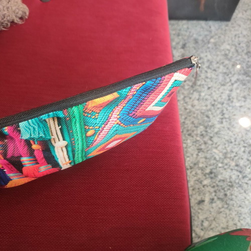 Colorful wristlet bag