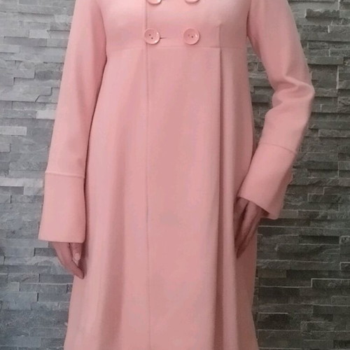 Fornarina coat 100% wool like new, pink size Medium