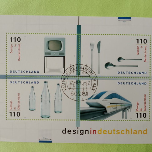 German stamps 1999 with first day covers