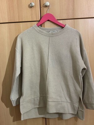 Beige jumpsuit S-M new without tag