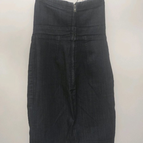 Denim dress dark blue Small strapless in excellent condition