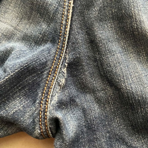 Levi's 572 Bootcut Jeans used, dark wash blue denim, size S 36