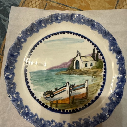 Porcelain decorative plate like new